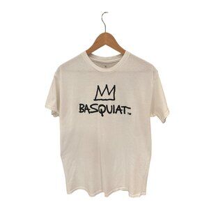 Jean-Michel Basquiat Graphic T-Shirt Men’s Size M White Crown Logo Art Tee
